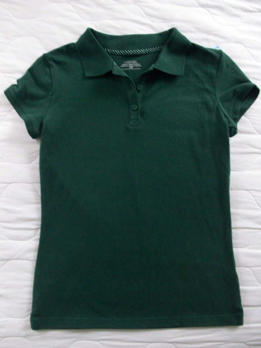 Green Polo Shirt Girl